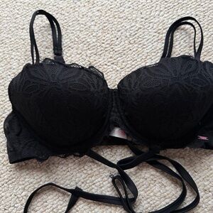 PINK Victoria's Secret Black Lace Bra